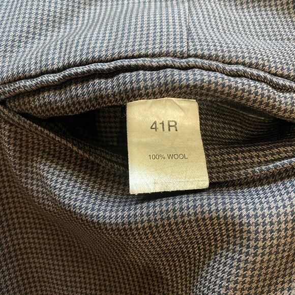 JoS. A Bank 100% Wool Houndstooth Pants Size 41R Inseam 31” - Picture 3 of 3